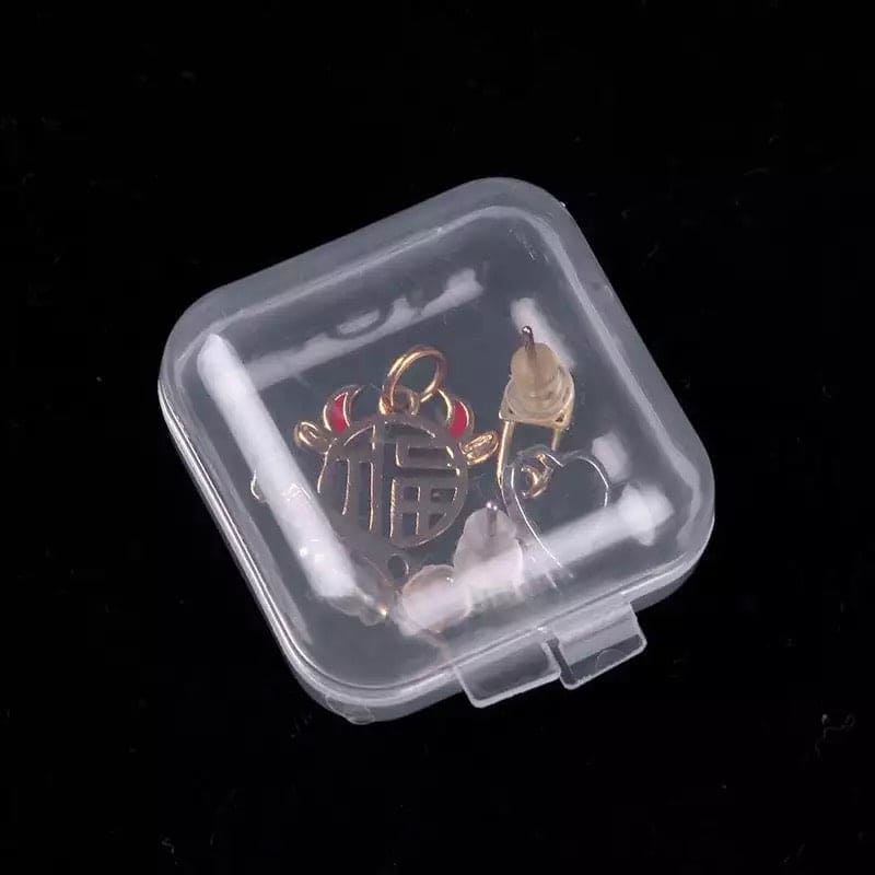 Set of 10 Transparent Mini Multifunctional Jewelry Storage Box, Portable Ring Earrings Jewelry Storage Box, Empty Plastic Clear Mini Empty Square Small Boxes, Small Storage Organizer Set of 10 Transparent Mini Multifunctional Jewelry Storage Box, Portable Ring Earrings Jewelry Storage Box, Empty Plastic Clear Mini Empty Square Small Boxes, Small Storage Organizer